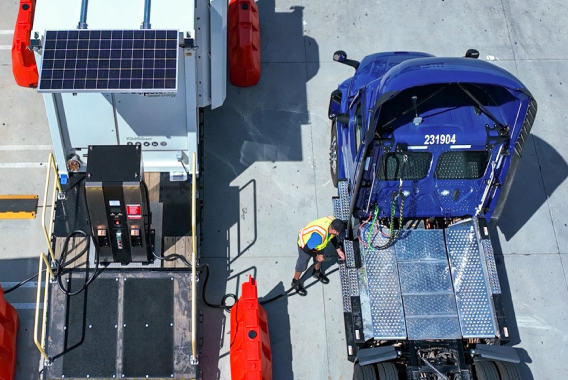 EV Charging of a truck