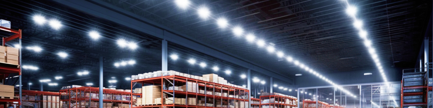 Heldere LED-plafondlampen voor warehouses